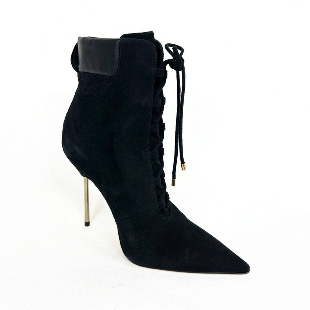 Good American Black Ankle Boots